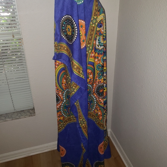 Just In: New/NWT Blue/Orange Kaftan Abaya Cover-up - Picture 11 of 14